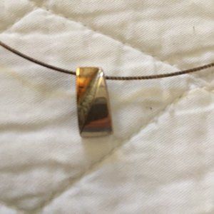 Brass and Sterling Necklace